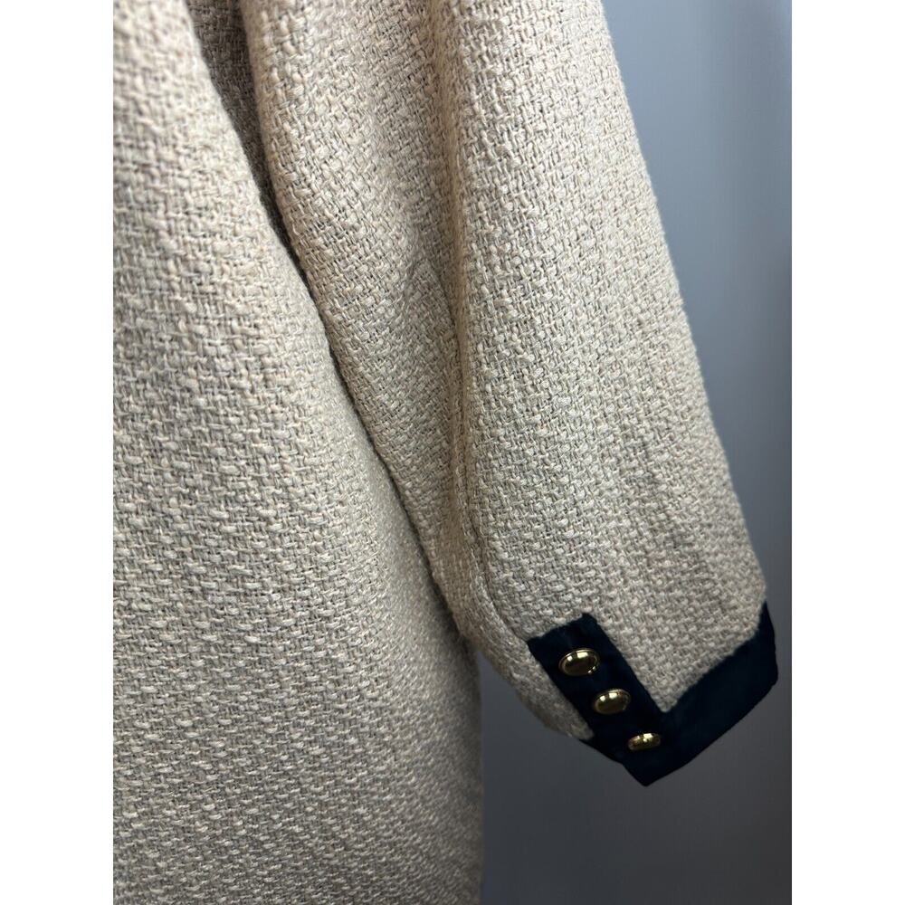 *Flawed Tuckernuck Pomander Place Coco Tweed Bow Mini Shift Dress Tan Size XXL - Picture 9 of 16